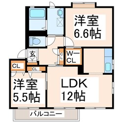 松の本 徒歩4分 2階の物件間取画像